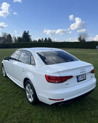 Audi A4 cena 83900 przebieg: 17800, rok produkcji 2018 z Biała małe 254